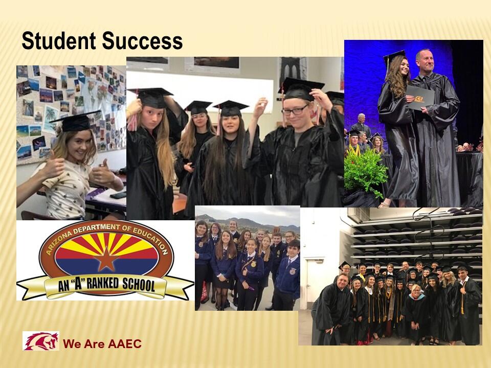 Collage of AAEC's successful students